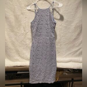 Lulus
Midi Dress
Color: Baby Blue
Size: S